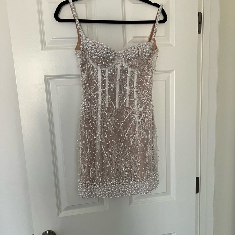 Elegant Custom Beaded Party Dress